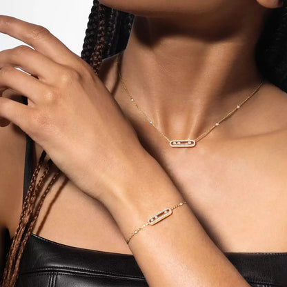 [Luna Brilliance]Pavé Baby Move Diamond Bracelet