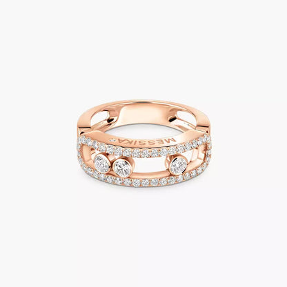 [LORA] Move Gold Diamond Pave_ Ring