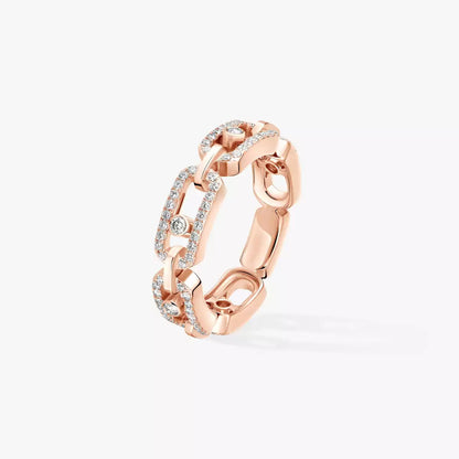 [LORA]Move Link Pave_-Set Diamond Ring in Gold