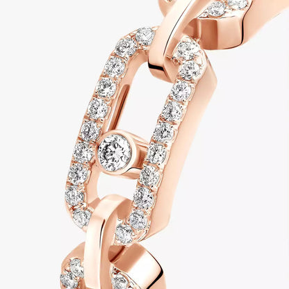 [LORA]Move Link Pave_-Set Diamond Ring in Gold