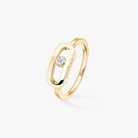 [Luna Brilliance]Move Uno Diamond Ring in Gold