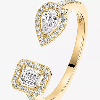 [Luna Brilliance]My Twin Toi Gold Diamond Ring