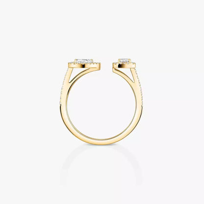 [Luna Brilliance]My Twin Toi Gold Diamond Ring