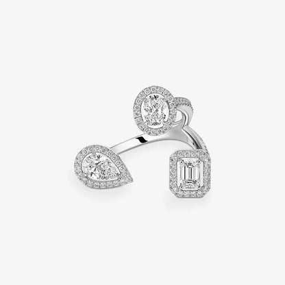 [[Luna Brilliance] Diamond Ring 0,25ct My Twin Trilogy