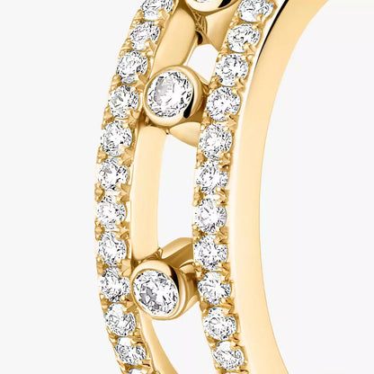 [LORA]Diamond Pave_ Hoop Earrings Move