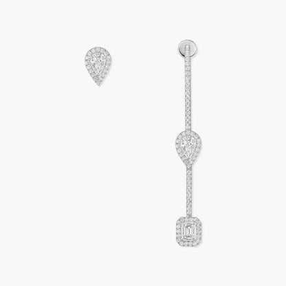 [Luna Brilliance]Diamond Drop Earrings My Twin