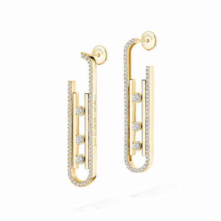 [Luna Brilliance]Diamond Pendant Earrings Move 10Th