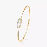 [Luna Brilliance]Move Uno pavé flex bangle medium