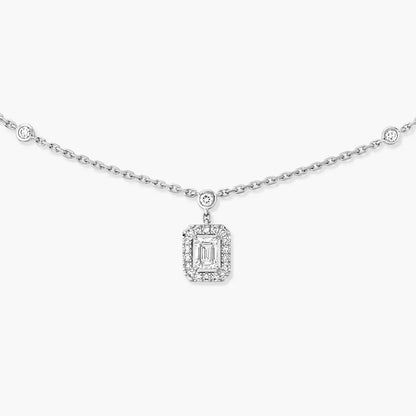 [LORA]My Twin Diamond Necklace in Silver