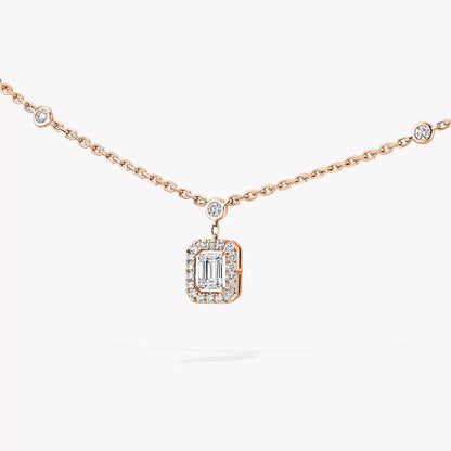 [LORA]My Twin Diamond Necklace in Silver