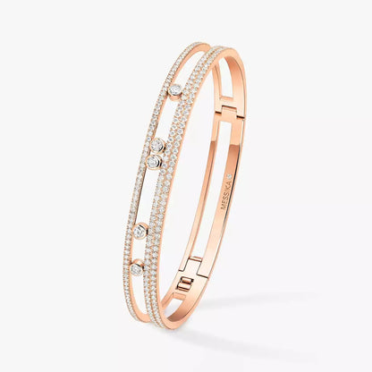 [Luna Brilliance]Move Romane pavé bangle