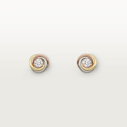 [Luna Brilliance]TRINITY STUD DIAMOND EARRINGS