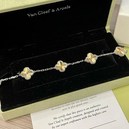 [Luna Brilliance]CLOVER 5 MOTIF LASER BRACELET COLLECTION