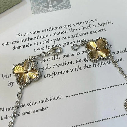 [Luna Brilliance]CLOVER 5 MOTIF LASER BRACELET COLLECTION