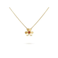 [Luna Brilliance]FRIVOLE GOLD FLOWER NECKLACE