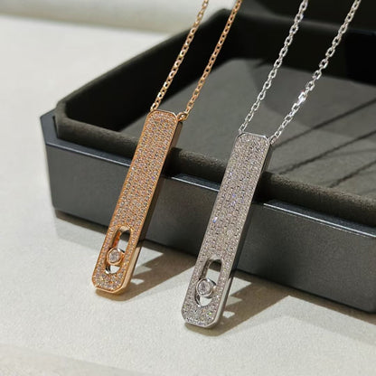 [Luna Brilliance]MY FIRST DIAMOND PAVED NECKLACE