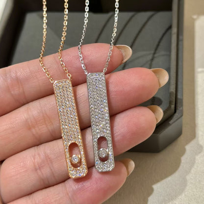 [Luna Brilliance]MY FIRST DIAMOND PAVED NECKLACE