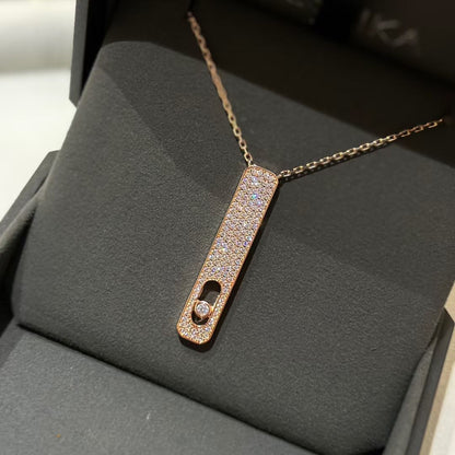 [Luna Brilliance]MY FIRST DIAMOND PAVED NECKLACE