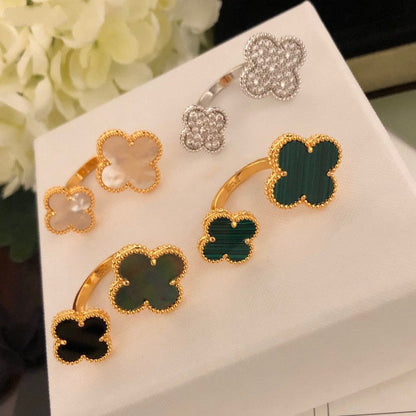 [Luna Brilliance]CLOVER BETWEEN THE FINGER RING