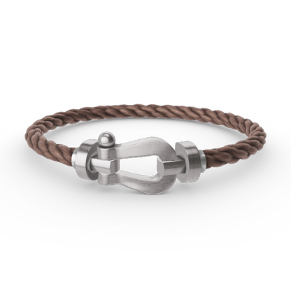 [Luna Brilliance]FORCE LARGE HORSESHOE NO DIAMOND BRACELET SILVER