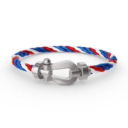 [Luna Brilliance]FORCE LARGE HORSESHOE NO DIAMOND BRACELET SILVER